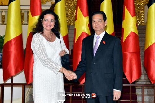 Премьер-министр Вьетнама принял председателя сената Бельгии  - ảnh 1